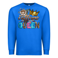 True Royal caffeine queen Premium Sweatshirt - Zillion Design Studio