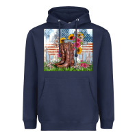 Navy christian western Heavyweight Hoodie - Zillion Design Studio