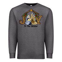 Charcoal Heather christmas oh holly night Premium Sweatshirt - RanaPortraitStore