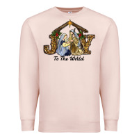 Pale Pink christmas oh holly night Premium Sweatshirt - RanaPortraitStore