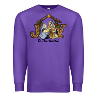 Purple christmas oh holly night Premium Sweatshirt - RanaPortraitStore