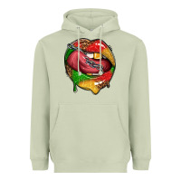 Matcha juneteenth day lips Heavyweight Hoodie - texasbilliewilder