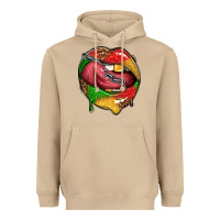 Mushroom juneteenth day lips Heavyweight Hoodie - texasbilliewilder