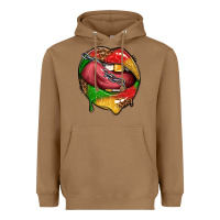 Toasted Coconut juneteenth day lips Heavyweight Hoodie - texasbilliewilder