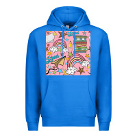 True Royal school with rainbow seamless pattern Premium Hoodie - BundleAndBundleShop