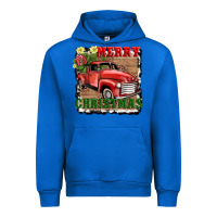 Cobalt merry christmas with truck Urban Hoodie - AdoDesignShop