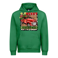 Emerald merry christmas with truck Urban Hoodie - AdoDesignShop