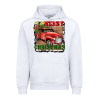 White merry christmas with truck Urban Hoodie - AdoDesignShop