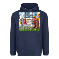 Navy christian western american made country raised Heavyweight Hoodie - Zillion Design Studio