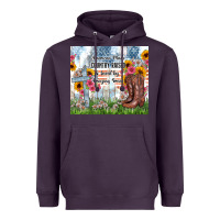 Plum christian western american made country raised Heavyweight Hoodie - Zillion Design Studio