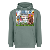 Sage christian western american made country raised Heavyweight Hoodie - Zillion Design Studio