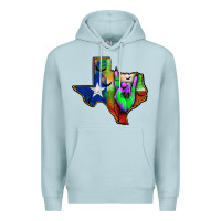 Blue Mist texas map halloween Premium Hoodie - JahusDesignShop