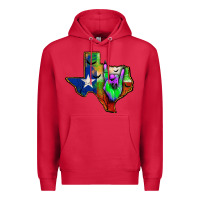 Cardinal texas map halloween Premium Hoodie - JahusDesignShop