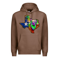 Chestnut texas map halloween Premium Hoodie - JahusDesignShop