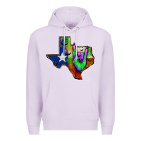 Lilac texas map halloween Premium Hoodie - JahusDesignShop