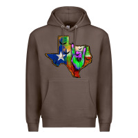 Coffee texas map halloween Premium Hoodie - JahusDesignShop
