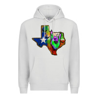 Dove Grey texas map halloween Premium Hoodie - JahusDesignShop
