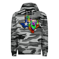 Slate Camo texas map halloween Premium Hoodie - JahusDesignShop