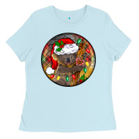 Baby Blue Christmas koala Ladies Tee - BarkalooDesign