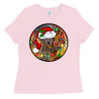 Bubblegum Pink Christmas koala Ladies Tee - BarkalooDesign