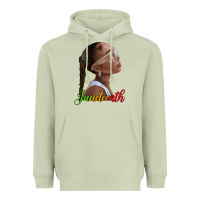 Matcha juneteenth black woman Heavyweight Hoodie - texasbilliewilder