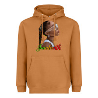 Meerkat juneteenth black woman Heavyweight Hoodie - texasbilliewilder