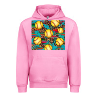 Fuchsia Pink softball Urban Hoodie - Artiststas