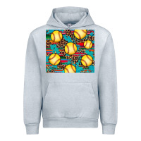 Heather Grey softball Urban Hoodie - Artiststas