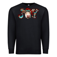 Black christmas joy cow Premium Sweatshirt - RanaPortraitStore