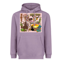 Lavender wild west western Heavyweight Hoodie - Zillion Design Studio