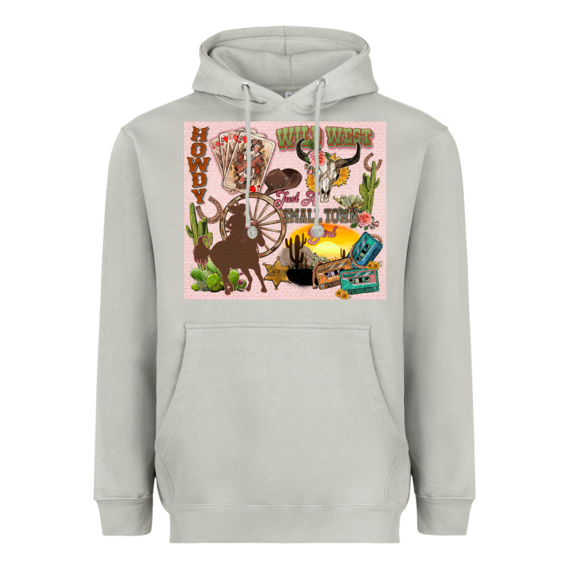 Wild West Western Heavyweight Hoodie by Zillion Design Studio | Teevron