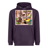 Plum wild west western Heavyweight Hoodie - Zillion Design Studio