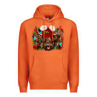 Carrot highland cow christmas Premium Hoodie - JahusDesignShop