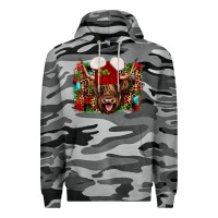 Slate Camo highland cow christmas Premium Hoodie - JahusDesignShop
