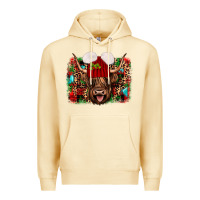 Pina Colada highland cow christmas Premium Hoodie - JahusDesignShop