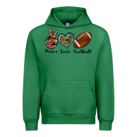 Emerald peace love football Urban Hoodie - Artiststas