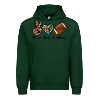 Forest Green peace love football Urban Hoodie - Artiststas