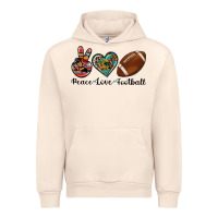 Sandshell peace love football Urban Hoodie - Artiststas