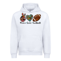 White peace love football Urban Hoodie - Artiststas