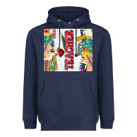 Navy teacher Heavyweight Hoodie - Zillion Design Studio