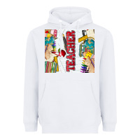 White teacher Heavyweight Hoodie - Zillion Design Studio