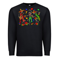 Black mexican skeletons Premium Sweatshirt - Zillion Design Studio