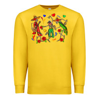 Lemon mexican skeletons Premium Sweatshirt - Zillion Design Studio