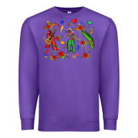 Purple mexican skeletons Premium Sweatshirt - Zillion Design Studio