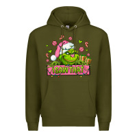 Army Green christmas characters  i+saw+that+ Premium Hoodie - AdoDesignShop