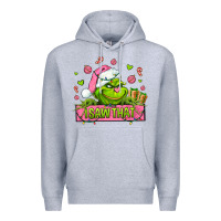 Heather Grey christmas characters  i+saw+that+ Premium Hoodie - AdoDesignShop