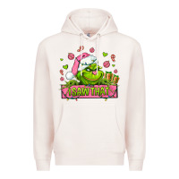 Pale Pink christmas characters  i+saw+that+ Premium Hoodie - AdoDesignShop