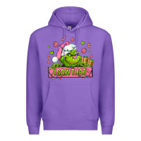 Purple christmas characters  i+saw+that+ Premium Hoodie - AdoDesignShop
