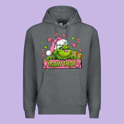 Christmas Characters  I+saw+that+ Premium Hoodie Designed By Adodesignshop