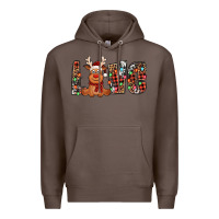 Coffee love christmas reindeer Premium Hoodie - Jasminsmagicworld